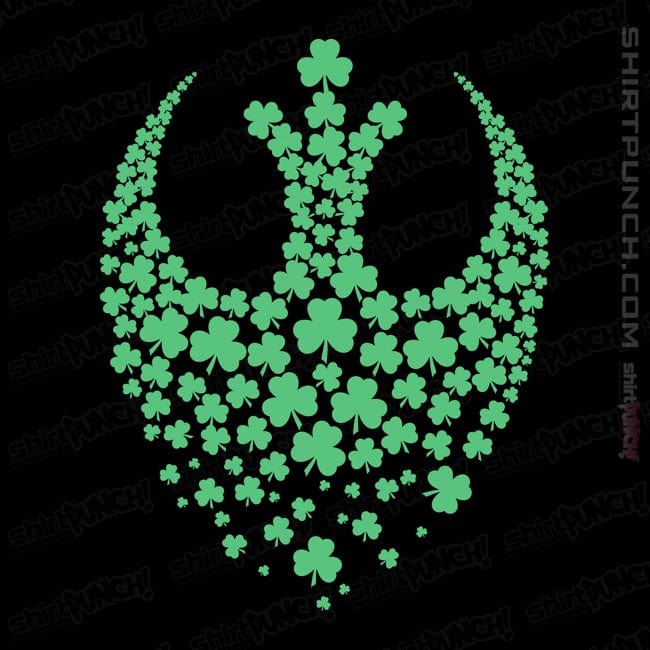 Secret_Shirts Magnets / 3"x3" / Black Shamrock Rebel