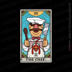 Daily_Deal_Shirts Magnets / 3"x3" / Black The Chef