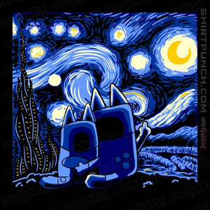 Secret_Shirts Magnets / 3"x3" / Black Bluey Night