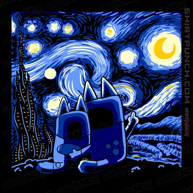 Secret_Shirts Magnets / 3"x3" / Black Bluey Night