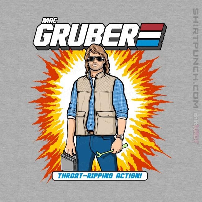 Shirts Magnets / 3"x3" / Sports Grey MacGruber