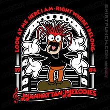 Load image into Gallery viewer, Shirts Magnets / 3&quot;x3&quot; / Black Pepe Melodies
