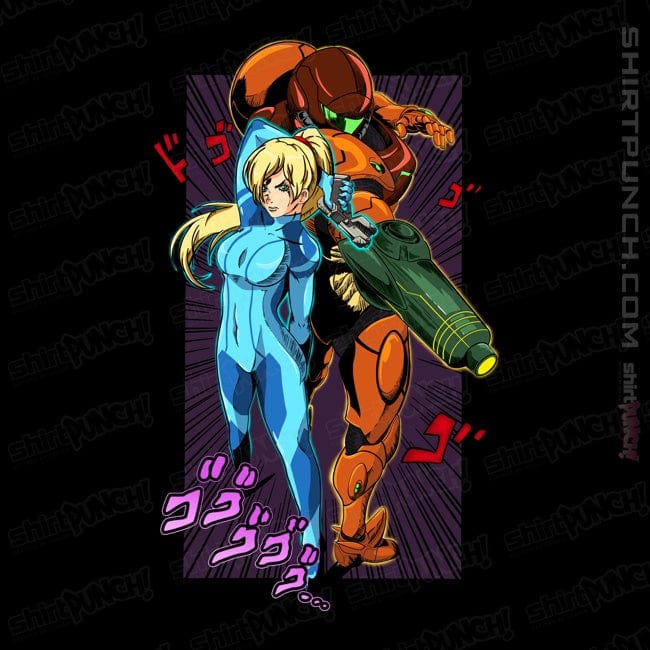 Secret_Shirts Magnets / 3"x3" / Black JoJo Samus
