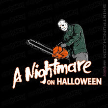 Load image into Gallery viewer, Daily_Deal_Shirts Magnets / 3&quot;x3&quot; / Black A Nightmare On Halloween
