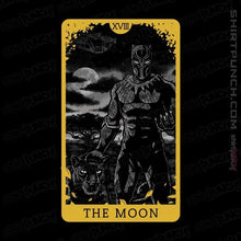 Load image into Gallery viewer, Shirts Magnets / 3&quot;x3&quot; / Black Tarot The Moon
