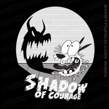Load image into Gallery viewer, Shirts Magnets / 3&quot;x3&quot; / Black The Shadow Of Courage
