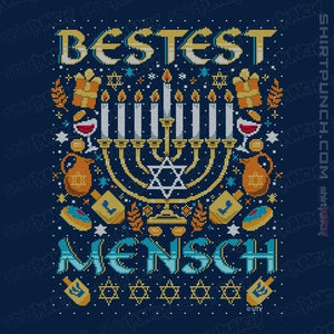 Shirts Magnets / 3"x3" / Navy Bestest Mensch