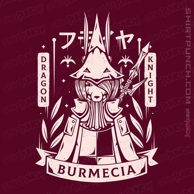 Secret_Shirts Magnets / 3"x3" / Maroon Freya Dragon Knight