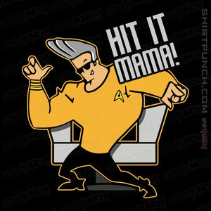 Daily_Deal_Shirts Magnets / 3"x3" / Black Hit It Mama
