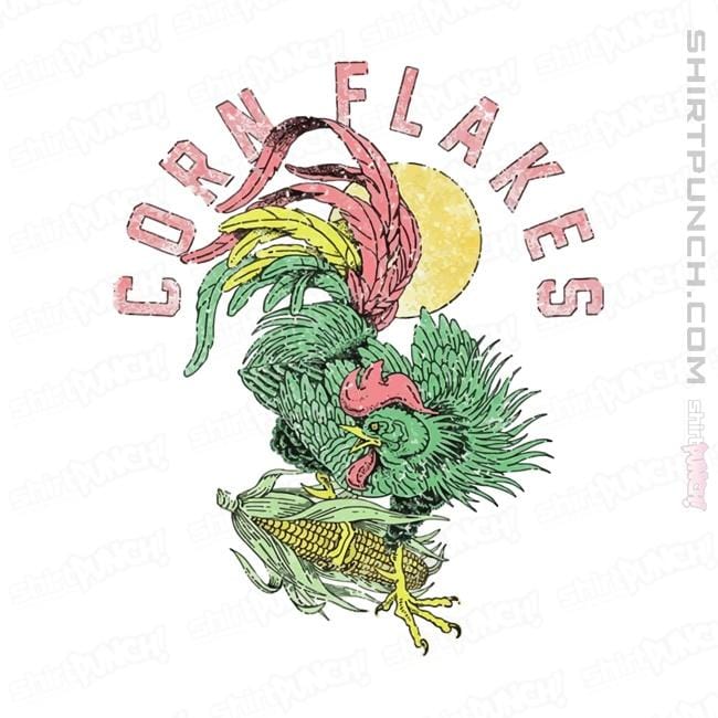 Shirts Magnets / 3"x3" / White Corn Flakes