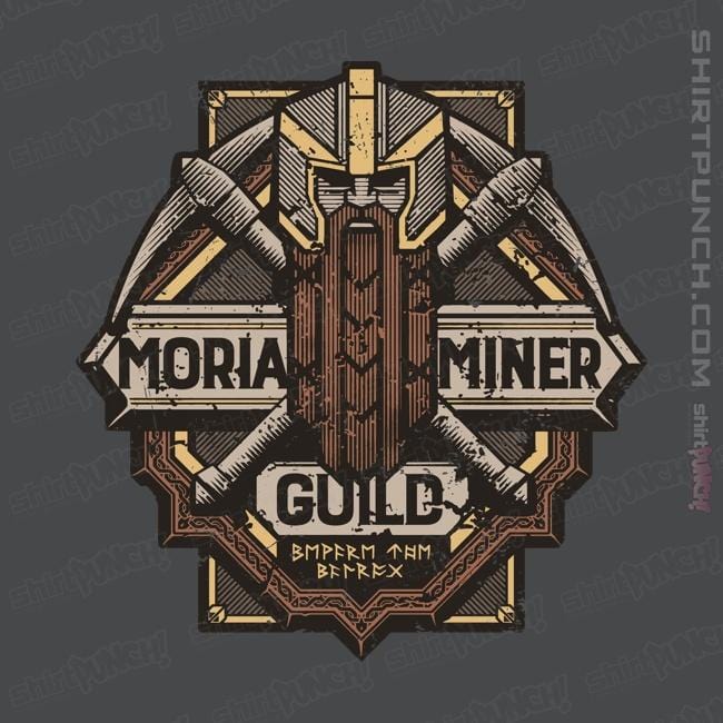 Shirts Magnets / 3"x3" / Sports Grey Moria Miner Guild