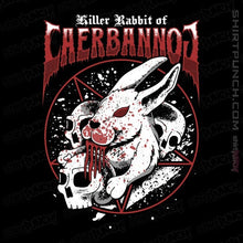 Load image into Gallery viewer, Secret_Shirts Magnets / 3&quot;x3&quot; / Black Killer Rabbit Metal
