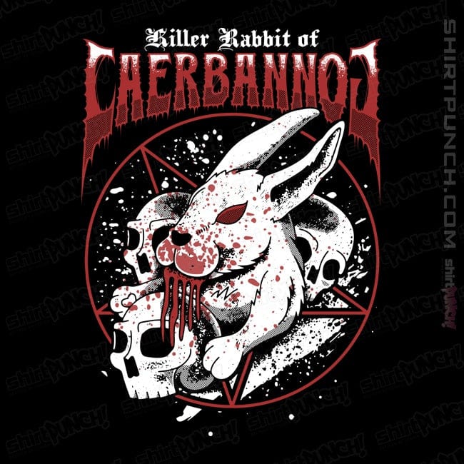 Secret_Shirts Magnets / 3"x3" / Black Killer Rabbit Metal