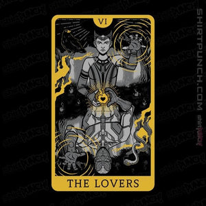 Shirts Magnets / 3"x3" / Black Tarot The Lovers