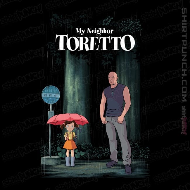 Daily_Deal_Shirts Magnets / 3"x3" / Black My Neighbor Toretto