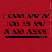 Load image into Gallery viewer, Daily_Deal_Shirts Magnets / 3&quot;x3&quot; / Red Lucky Red Shirt
