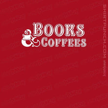 Load image into Gallery viewer, Secret_Shirts Magnets / 3&quot;x3&quot; / Red Books &amp; Coffee
