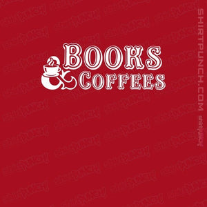 Secret_Shirts Magnets / 3"x3" / Red Books & Coffee