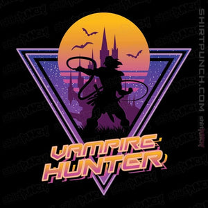 Daily_Deal_Shirts Magnets / 3"x3" / Black Neon Vampire Hunter