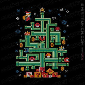 Shirts Magnets / 3"x3" / Black It's a Tree Mario