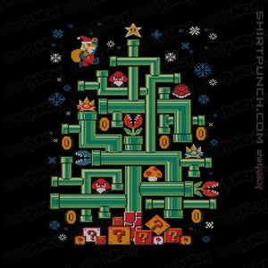 Shirts Magnets / 3"x3" / Black It's a Tree Mario