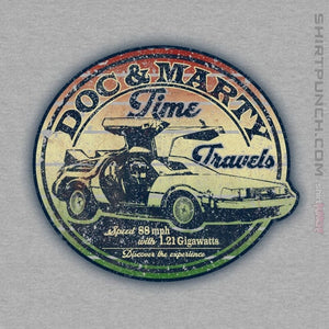 Secret_Shirts Magnets / 3"x3" / Sports Grey Doc And Marty