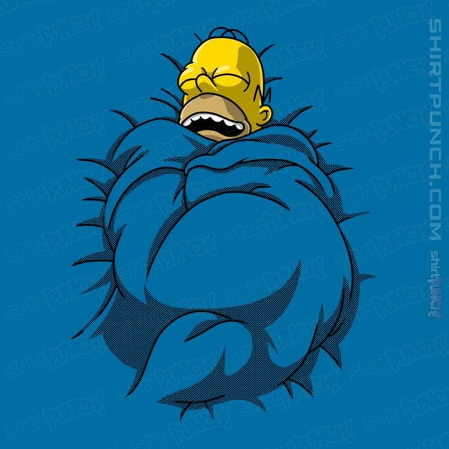 Daily_Deal_Shirts Magnets / 3"x3" / Sapphire Big Toasty Cinnamon Bun
