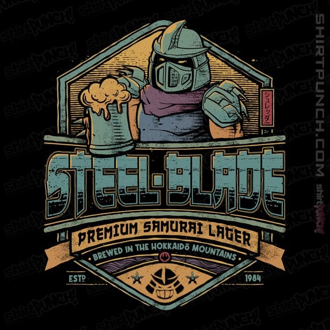 Daily_Deal_Shirts Magnets / 3"x3" / Black Steel Blade Lager