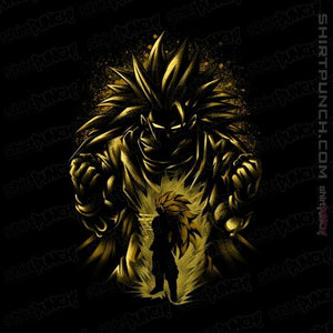 Shirts Magnets / 3"x3" / Black Super Attack SSJ3