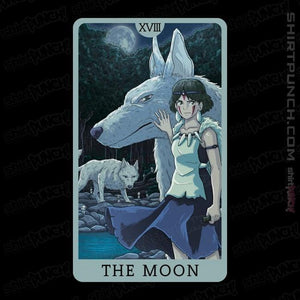 Daily_Deal_Shirts Magnets / 3"x3" / Black Tarot Ghibli The Moon