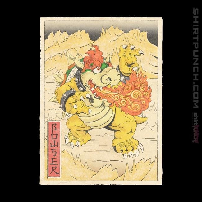 Shirts Magnets / 3"x3" / Black Bowser