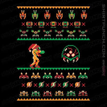 Load image into Gallery viewer, Shirts Magnets / 3&quot;x3&quot; / Black We Wish You A Metroid Christmas
