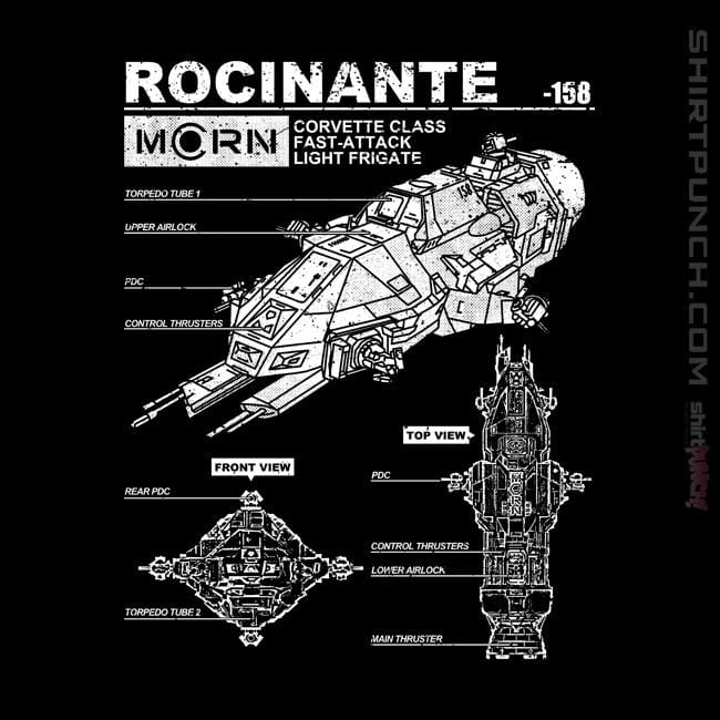Shirts Magnets / 3"x3" / Black Rocinante Specs