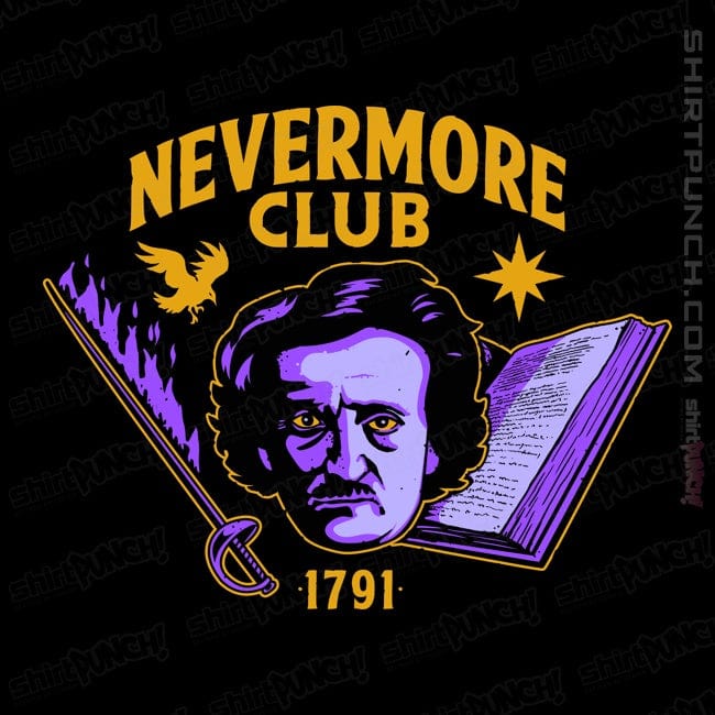Secret_Shirts Magnets / 3"x3" / Black Nevermore Club