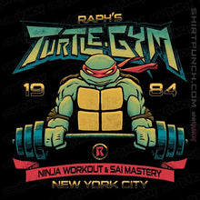 Load image into Gallery viewer, Daily_Deal_Shirts Magnets / 3&quot;x3&quot; / Black Raph&#39;s Turtle Gym
