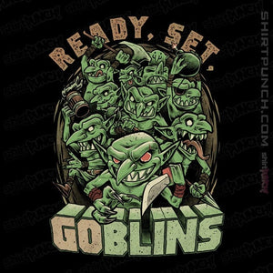 Daily_Deal_Shirts Magnets / 3"x3" / Black Ready Set Goblins