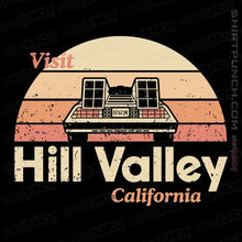 Load image into Gallery viewer, Daily_Deal_Shirts Magnets / 3&quot;x3&quot; / Black Visit Hill Valley
