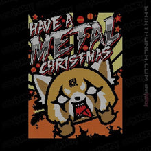 Load image into Gallery viewer, Shirts Magnets / 3&quot;x3&quot; / Black Have A Metal Christmas
