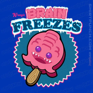 Daily_Deal_Shirts Magnets / 3"x3" / Royal Blue Krang's Brain Freezes