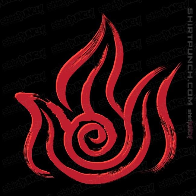Shirts Magnets / 3"x3" / Black Fire