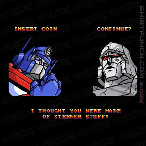 Daily_Deal_Shirts Magnets / 3"x3" / Black Cybertron Fighter