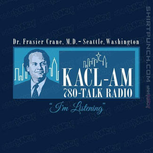 Shirts Magnets / 3"x3" / Navy Frasier Talk Show