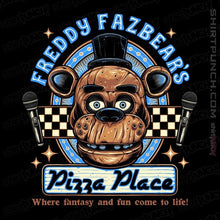 Load image into Gallery viewer, Secret_Shirts Magnets / 3&quot;x3&quot; / Black Freddy&#39;s Pizza Place
