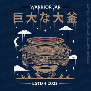 Daily_Deal_Shirts Magnets / 3"x3" / Navy The Warrior Jar