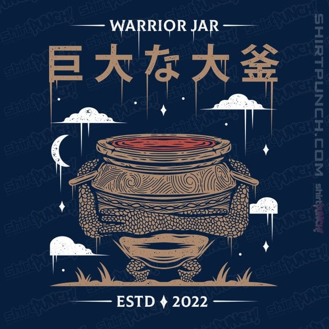 Daily_Deal_Shirts Magnets / 3"x3" / Navy The Warrior Jar