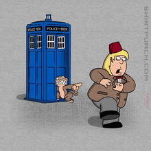 Load image into Gallery viewer, Shirts Magnets / 3&quot;x3&quot; / Sports Grey The Tardis Monkey
