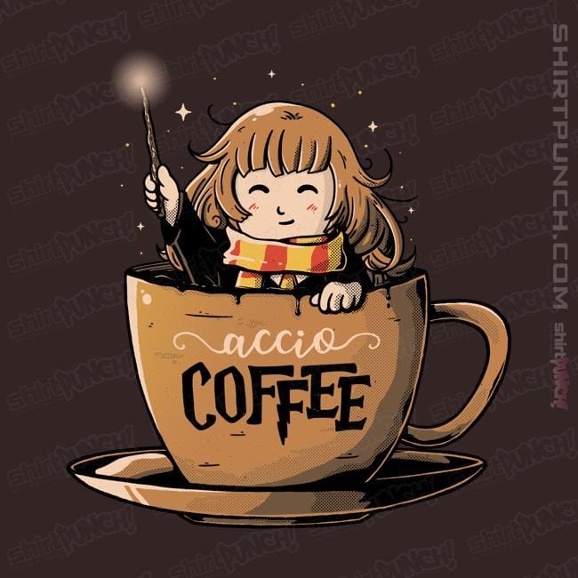 Shirts Magnets / 3"x3" / Dark Chocolate Accio Coffee