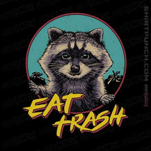 Load image into Gallery viewer, Shirts Magnets / 3&quot;x3&quot; / Black Eat Trash
