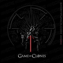 Load image into Gallery viewer, Shirts Magnets / 3&quot;x3&quot; / Black Game Of Clones
