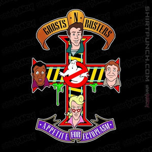 Daily_Deal_Shirts Magnets / 3"x3" / Black Ghosts N Busters